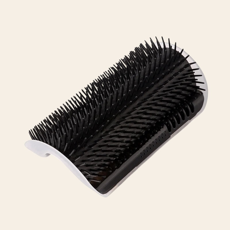 Cat Corner Self-Groomer – Wall Brush & Massager