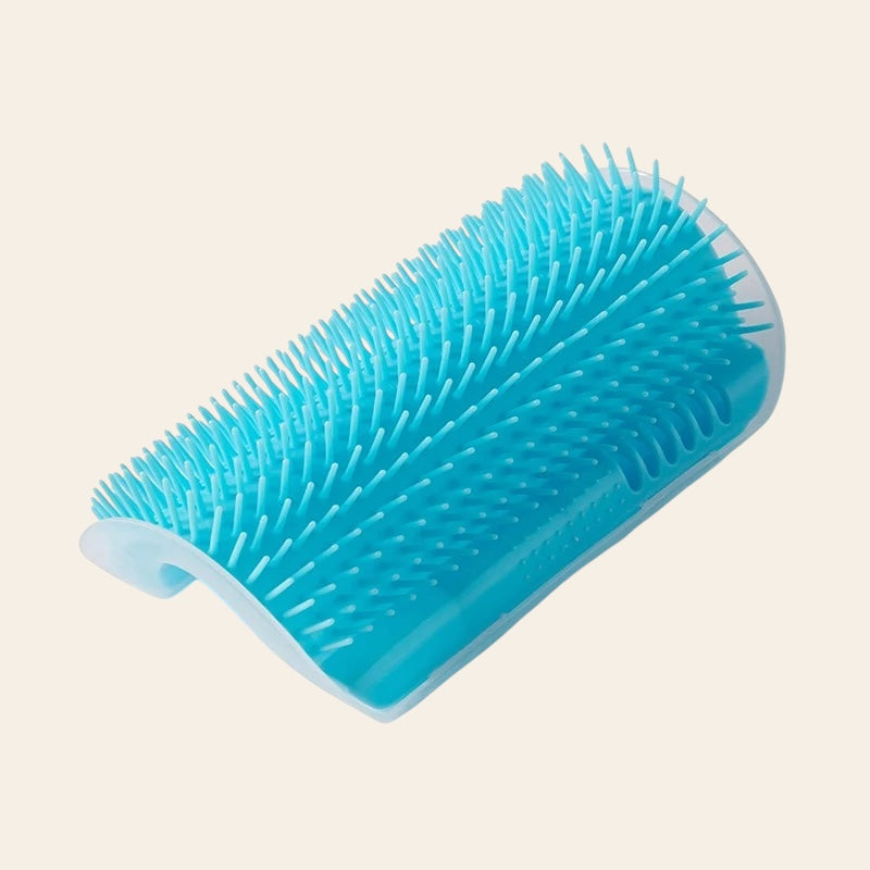 Cat Corner Self-Groomer – Wall Brush & Massager