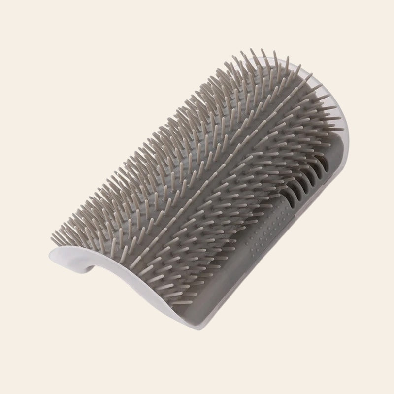 Cat Corner Self-Groomer – Wall Brush & Massager