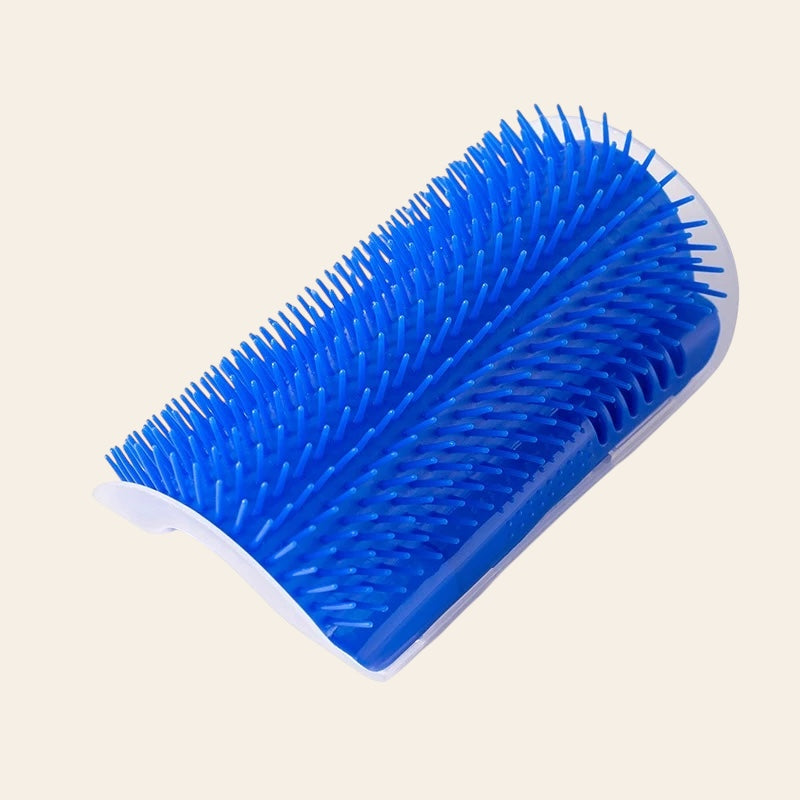 Cat Corner Self-Groomer – Wall Brush & Massager